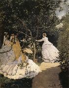 Claude Monet Women in the Garden china oil painting reproduction